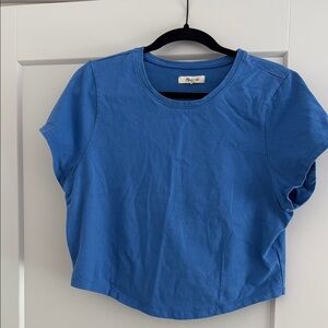 Madewell Blue Short Sleeve Top